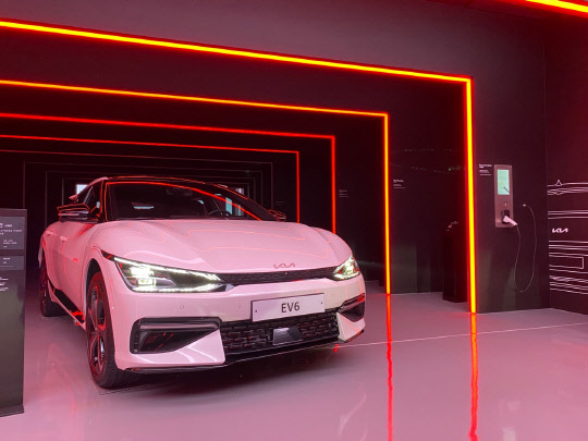 'EV6 언플러그드 그라운드 서울' 내 '라이프 존'. 장우진 기자